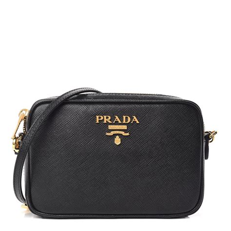 prada saffiano black bow crossbody camera bag|Prada saffiano shopping bag.